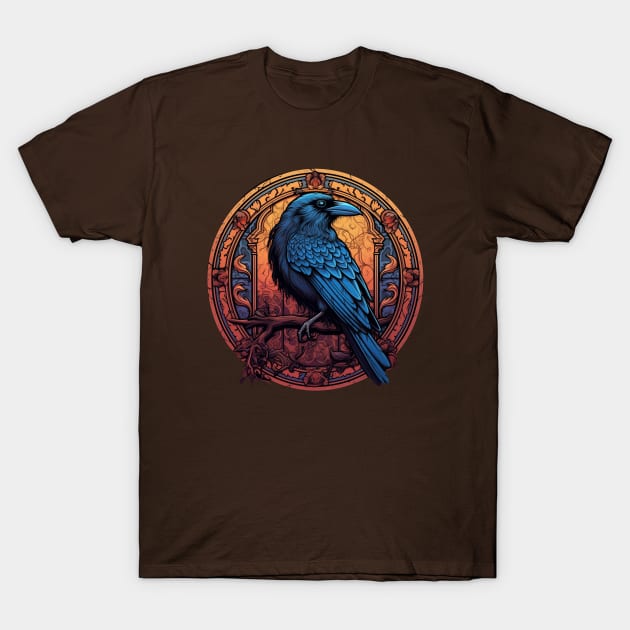 Raven's Embrace: Medieval Mystique T-Shirt by SupportTrooper